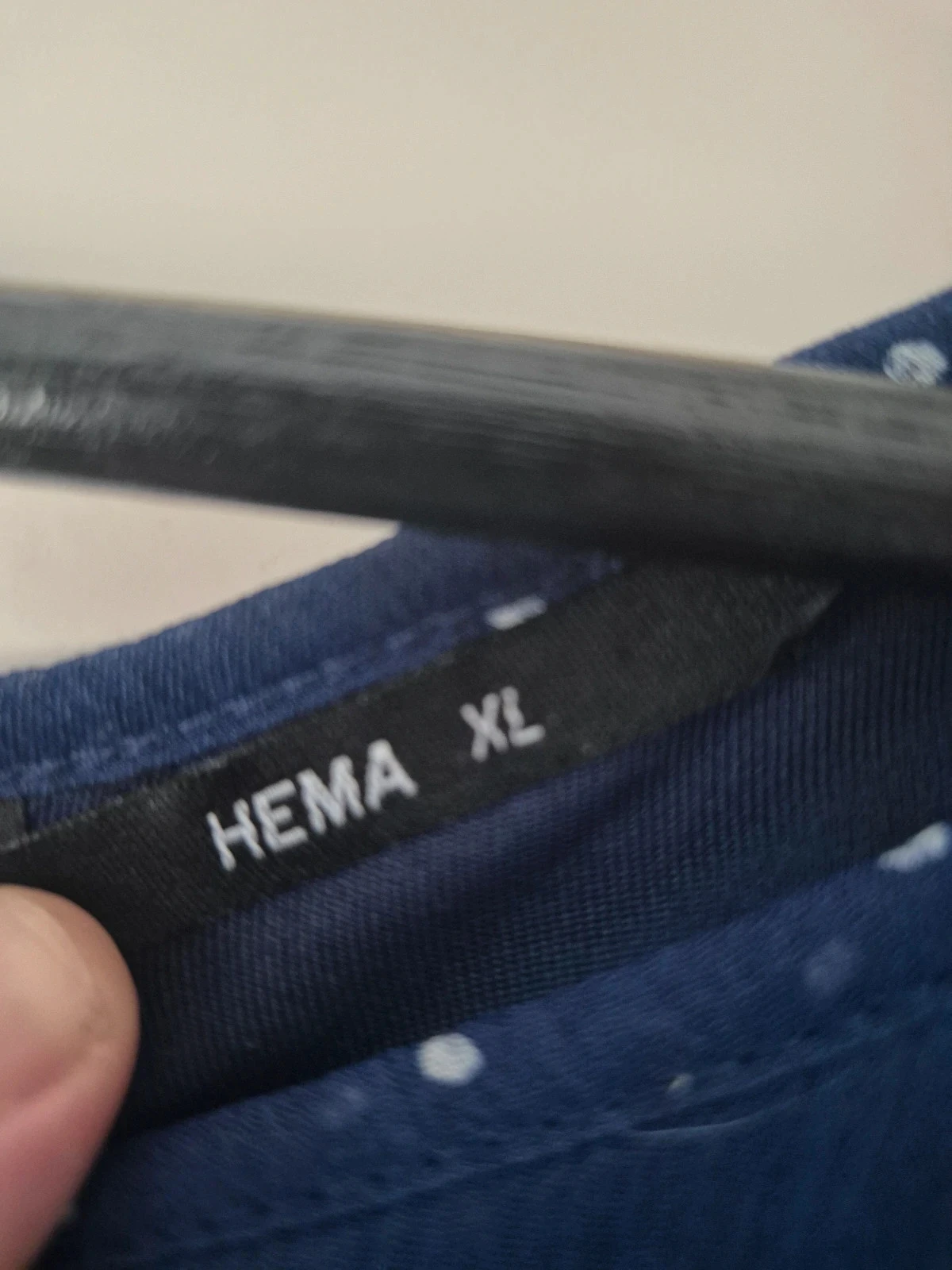 Donkerblauwe zomerjurk HEMA - maat XL – photo 5